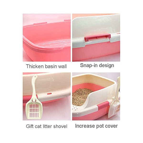 PLDDY Lettiera per Gatti, Toilette per Gatti, Lettiera per Gatti, Semi-Chiusa, Vasca per Gatti, Casseruola, Orinatoio… PLDDY Lettiera per Gatti, Toilette per Gatti, Lettiera per Gatti, Semi-Chiusa, Vasca per Gatti, Casseruola, Orinatoio…