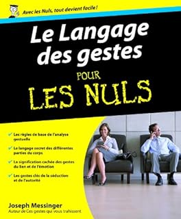 jaquette livre Le Langage des gestes pour les Nuls