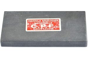 L'ARIEGEOISE Pierre à aiguiser naturelle des Pyrénées 1200 Pierre à affuter Aiguiseur couteaux professionnel Affuteur sécateur Ciseaux à Bois Hache Fabrication Artisanale Française 120x60x14 mm