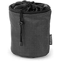 Brabantia 105760 - Bolsa para pinzas con mosquetón para colgar, color negro