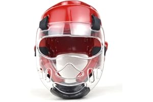wisoolkic Copricapo Taekwondo per adulti antigraffio Professionale Multifunzione Protezione completa Casco Attrezzatura sportiva