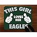 Produktbild HYYCLS This Girl Loves Her Eagles Superbowl Desktop Office Silicone Mauspads by