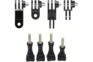 Dream Aurora Adjustable Extension Arm Camera Fixed Joint Mount Set - Short & Long Screw Extension Arm Mount for GoPro Hero 10, 9, 8, 7, 6, 5 and Other Action Cameras