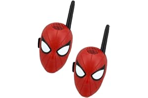 EKIDS-SM-202 Marvel SM-202-Talkie Walkie Spiderman, SM-202, Rouge