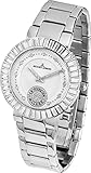 Jacques Lemans Damen Analog Quarz Uhr mit Edelstahl Armband 1-1683E