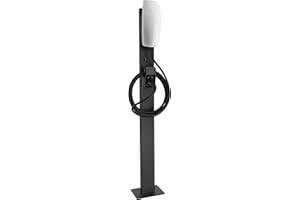 Green Wallbox EV Support/Poteau de Montage pour connecteur Mural Tesla – Unilatéral – Compatible avec Le connecteur Mural Wallbox Tesla – Permet d'installer la Wallbox n'importe où – Acier Inoxydable