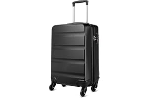 KONO Hartschalen ABS Koffer Trolley Rollkoffer Reisekoffer mit 4 Rollen