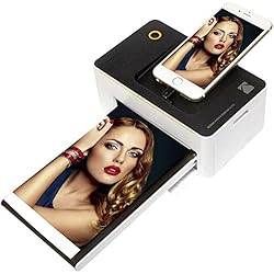 Kodak PD-450WE - Impresora fotográfica, 4" x 6" (10 x 15 cm), WiFi, Blanco/Negro