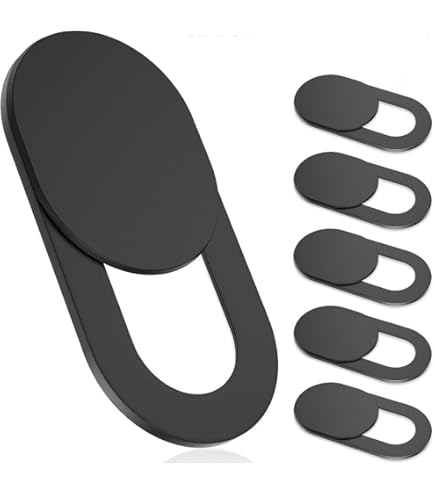 CloudValley Cache Webcam Métal 0.6mm - 5 Pack - Protection Vie Privée PC/Mac/iPhone