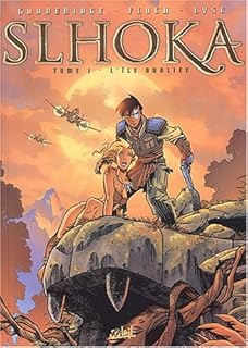 jaquette livre Slhoka, tome 1 : L'Île oubliée