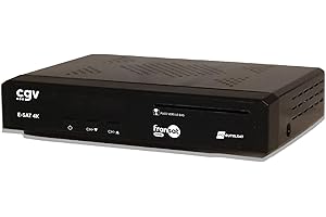 CGV | Récepteur Satellite UHD - E-Sat 4K récepteur-enregistreur TNT Satellite Ultra HD | FRANSAT | Fonction Enregistrement | USB | DVB-S/S2 | DiSEqC 1.0/1.1