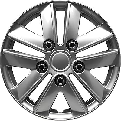 Autostyle Jeu d'enjoliveurs Kentucky 15-inch gun-metal