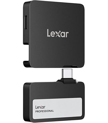 外付けハードディスク・ドライブ Lexar 2TB Professional Go Portable SSD Lexar 2TB Professional Go Portable SSD, Supports Apple ProRes, Up