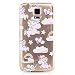 Produktbild MUTOUREN Samsung Galaxy S5 TPU Hülle Schutzhülle Crystal Case Durchsichtig Klar Silikon Transparent Ultradünne Weich Gel Hinten Rückdeckel Kratzfeste Federung Etui Bumper-Einhorn und Ballon