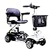 Produktbild KMCQA Mobility Scooter Portable 4 Wheel Travel Car Foldable Electric Scooter mit Seat Power Scooter Motorisiert Scooter für Erwachsene