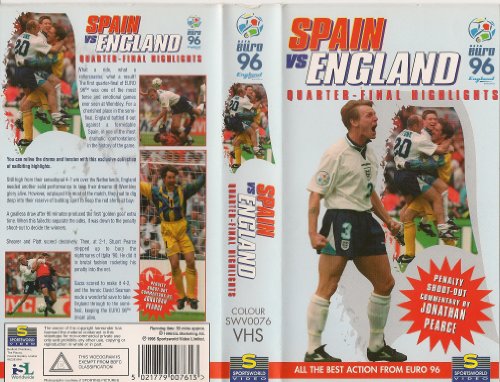 Preisvergleich Produktbild Euro '96-Spain Vs England H'light [VHS]