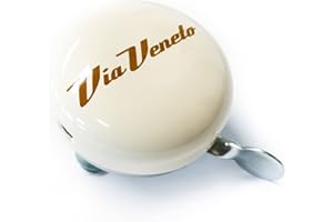 Via Veneto by Canellini Campanello Bicicletta Bici Citybike CTB Donna Vintage Retro Via Veneto Alluminio Bell Ring