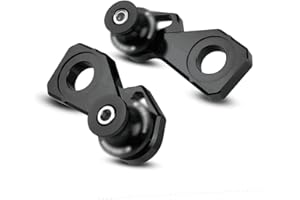 QJY-MOTOR PART-STORE 2pcs Moto Diabolos M8*1.5 CNC Aluminio 8mm Tornillos Bobine para CB650R CB 650 R CBR650R 2019-2023 CB650F CBR650F -Negro