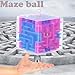 Price comparison product image 3D Cube Puzzle Maze Toy Hand Game Case Box Fun Brain Game Challenge Fidget Toys