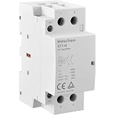 Heschen Home AC Contactor, CT1-40, Ie 40A, 2 Pole, Two Normally Open, AC Coil Voltage 220V, 35mm DIN Rail Mount