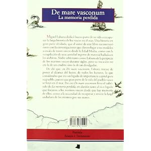 De mare vasconum. La memoria perdida (Ensayo y Testimonio)