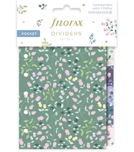 Agenda Filofax Personale Per Prato - Design Blu Con Agenda 2025 E Ricariche | Organizzatore Tascabile