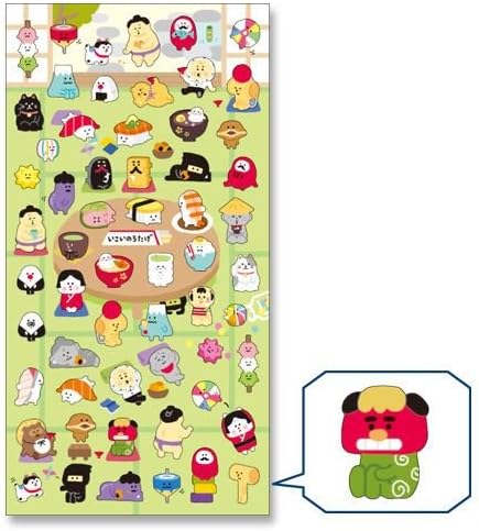 Cute kawaii funny onigiri sushi Japanese food people stickers by Mind Wave