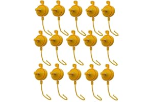 Tagtight Pflanzenstützen Yoyo Grow Hanger with Stopper, Pflanzen Aufhängung Staudenhalter, Ausziehbar Pflanzenstütze Haken, YoYo Pflanzen Stütze für Tomaten, Gurken und Rankpflanzen (15er-Pack)