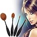 Tonsee 4Pcs/Set Makeup Brushes Toothbrush Eyebrow Oval Powder Cream Foundation Brush