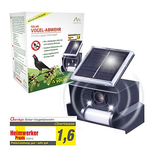 Gardigo Solar Vogelabwehr elektronische Vogelscheuche mit Ultraschall und Blitzlicht - 6