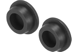 ‎QUARKZMAN QUARKZMAN 2 Stück Gummistopfen 28mm Silikonstopfen Lochstopfen Rund, Wasserdicht Blindstopfen Weicher Verschlussstopfen Flexibler Lochabdeckung Stopper für Löcher Flaschen Rohre, Schwarz