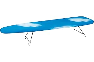 Top House Italia Ironfast Asse da Stiro da Tavolo- 114x36 cm - Salvaspazio, robusto, pieghevole - Copriasse anti piega termoriflettente