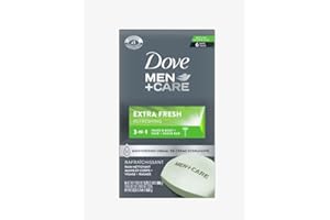 Dove Men+Care Body and Face Bar, Extra Fresh 4 oz, 6 Bar by Dove
