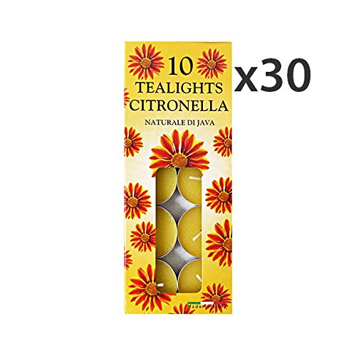 Preisvergleich Produktbild Set 30 Candele Citronella SCALDAV.* 10 Pezzi Gartenmöbel