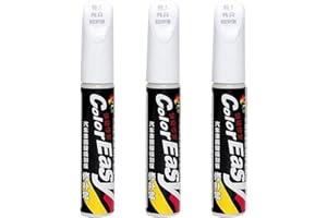 BASTOUR Penna Ritocco Carrozzeria, Penna per Ritocco Auto, Rimuovi Graffi Auto, Pennarello Copri Graffi Auto, Penna per Riparazione Graffi Auto, Vernice per Ritocco di Auto, Riparazione Graffi, Bianco, 3Pezzi