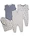 The Essential One - 3 Pack Baby Girl Floral Sleepsuits - ESS114