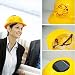 Produktbild UxradG Solar Powered Sicherheit Helm, Hard Belüften Hat Cap mit Kühlung Lüfter gelb für Outdoor