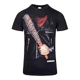 Camiseta negra unisex merchandising oficial de la famosa serie de tv de la AMC 'The Walking Dead'