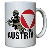 Ejército Federal de Austria Austria militar Steyr AUG soldado máscara de gas - Taza de café taza # # # # # # 12874