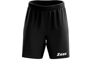 NUCLEO SPORT Pantaloncini Sportivi Mida Zeus Unisex - Shorts Leggeri e Traspiranti per Calcio, Running, Palestra e Fitness - Design Comodo con Vita Elastico