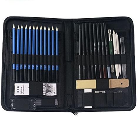 Sm-H&amp;B40 professional sketch wood pencil drawing tool kit