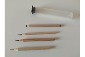 SPACE-SHOP - METAL DETECTOR Kit Matite Pulizia Monete Matita Restauro 4 Pz Metal Detector Metaldetector