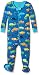Hatley Baby Boys 0-24m Infant Footed Coverall Crazy Chameleons Footies, Multicoloured (Blue), 18-24 Months