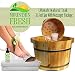 Ultimate Luxury Natural Cedar Wood Massager Foot Spa Package FREE UK Post