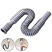 Produktbild Aolvo Abwasser Abflussschlauch, 2,8 FT Fallrohr Abflussschlauch PVC PP Roll-tragbar Waschmaschine Abflussschlauch Verlängerung Deo für Geschirrspüler Waschbecken
