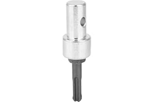 VIAGASAFAMIDO Adaptador de Taladro Eléctrico con 2 Agujeros Y 2 Ranuras, Adaptador de Broca para Taladro A Barrena de Tierra para Jardinería Y Bricolaje, Ideal para Profesionales Y Aficionados