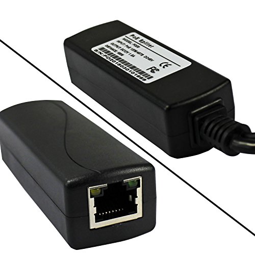 USG PoE Splitter To Power Non-PoE-Kameras: „Splits“ Incoming PoE Signal To 12V DC Power + RJ45-Ethernet-Video, 10 / 100Mbps, 15,4 W pro Port, IEEE 802.3af, Echtes Plug – & – Play, Auto Detect, Entwickelt für HD IP-Videoüberwachungssysteme - 3