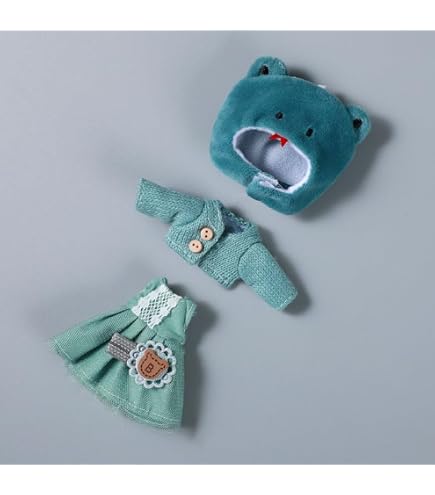 XiDonDon Puppenkleidung – Niedliches Dinosaurier-Tier-Outfit Für OB11, 1/12 BJD Puppen & ähnliche