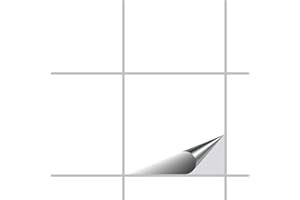‎FOLIESEN FoLIESEN - Fliesenaufkleber 15x15 cm | selbstklebende Fliesen-Folie für Bad & Küche | entfernbare Klebe-Folie für Wandfliesen Küchenrückwand & Bordüren | 20 Klebefliesen, .:Weiß matt