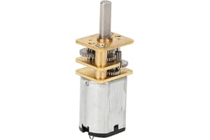 GA12-N20 Växellådmotor 12V Likströmsmotor 500 RPM med Hastighetsreducering för Robotik, Automatisering, Industriella Maskiner och Hobbyprojekt